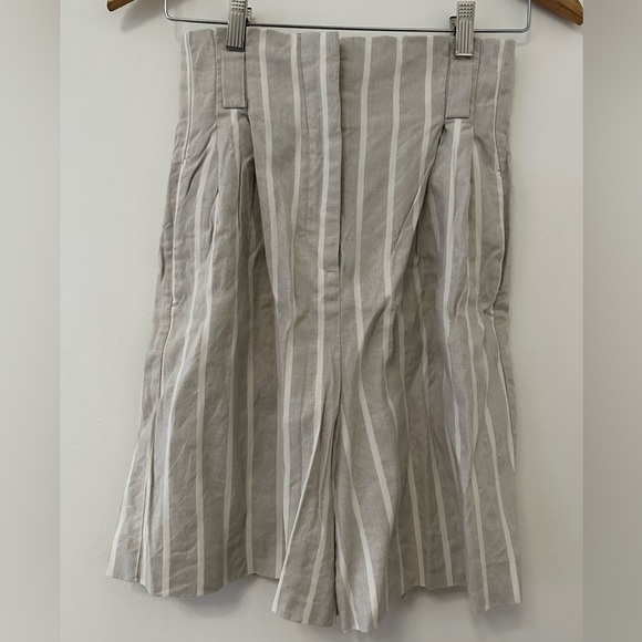 High-waisted Linen Shorts - Picture 2 of 2